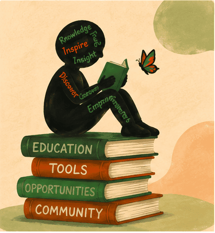 Illustration about shared information and access